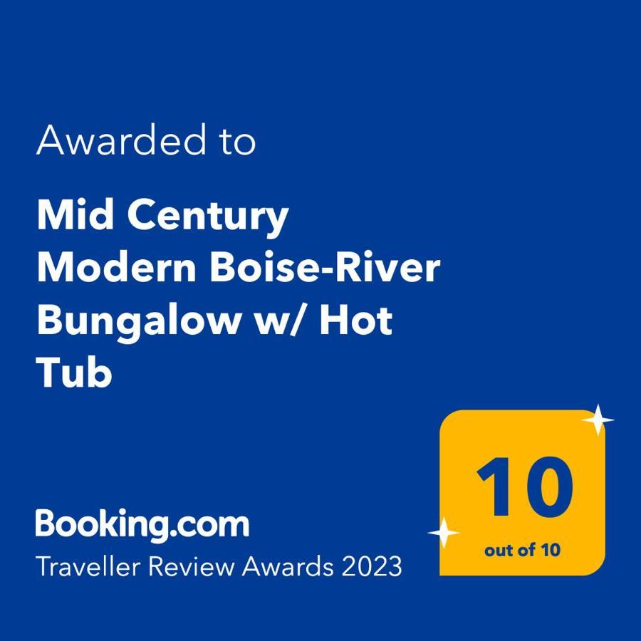 Mid Century Modern Boise-River Bungalow W/ Hot Tub Extérieur photo